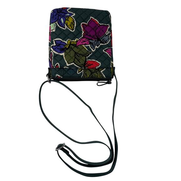 VB Mini Hipster Iconic RFID FALLING FLOWERS Crossbody - Picture 2 of 6